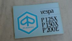 Piaggio Vespa 125 150 PX 200 PE owners manual in Greek